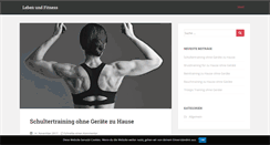Desktop Screenshot of leben-und-fitness.de