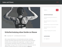Tablet Screenshot of leben-und-fitness.de